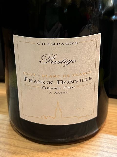 Franck Bonville Brut Prestige Grand Cru Blanc de Blancs(フランク・ボンヴィル ブリュット プレステージ グラン・クリュ ブラン・ド・ブラン)