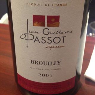 Jean Guillaume Passot Brouilly