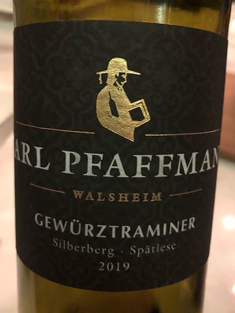 Karl Pfaffmann Gewürztraminer Silberberg Spätlese