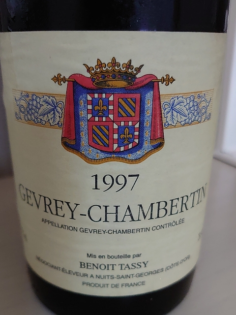 Benoit Tassy Gevrey Chambertin(ブノワ・タシィ ジュヴレ・シャンベルタン)