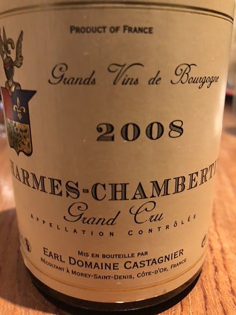 Dom. Castagnier Charmes Chambertin Grand Cru(ドメーヌ・カスタニエ シャルム・シャンベルタン グラン・クリュ)