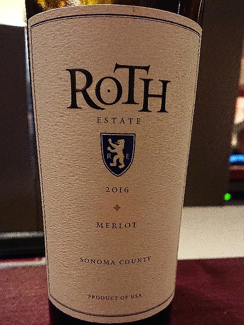 Roth Estate Merlot Sonoma County