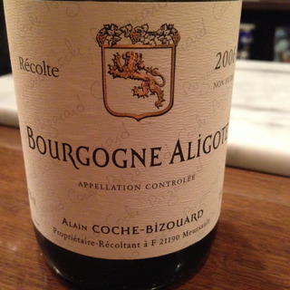 Alain Coche Bizouard Bourgogne Aligoté(アラン・コシュ・ビズアール ブルゴーニュ アリゴテ)