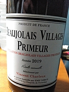 Vincent Charleux Beaujolais Villages Primeur(2019)