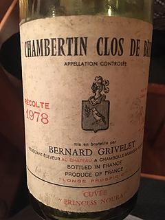 Bernard Grivelet Chambertin Clos de Bèze