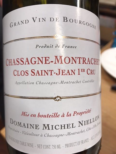 Dom. Michel Niellon Chassagne Montrachet Clos Saint Jean 1er Cru Rouge(ドメーヌ・ミシェル・ニーロン シャサーニュ・モンラッシェ クロ・サン・ジャン プルミエ・クリュ ルージュ)