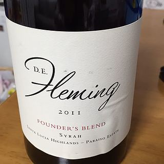 D. E. Fleming Founder's Blend Syrah(D.E.フレミング ダウンダーズ・ブレンド シラー)