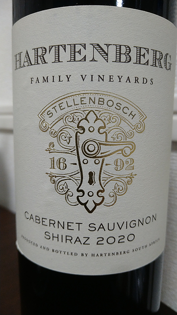 Hartenberg Cabernet Sauvignon Shiraz 2020