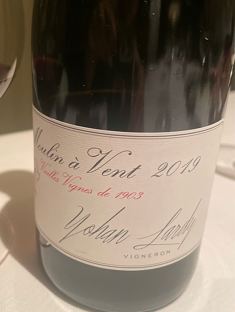 Dom. Yohan Lardy Moulin à Vent Vieilles Vignes de 1903(ヨアン・ラルディ ムーラン・ナ・ヴァン ヴィエイユ・ヴィーニュ 1903)