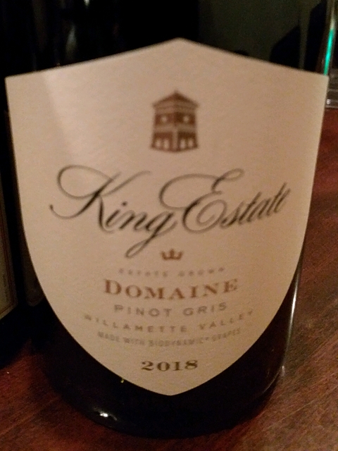 King Estate Domaine Pinot Gris