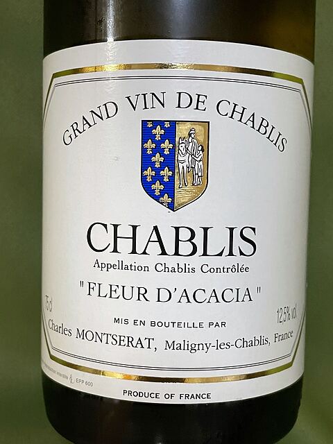 Charles Montsérat Chablis Fleur d'Acacia(シャルル・モンセラ シャブリ フルール・ダカシア)