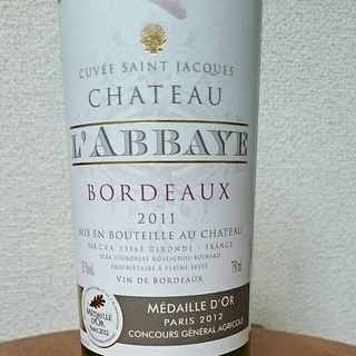 Ch. l'Abbaye Cuvée Saint Jacques(シャトー・ラベイ キュヴェ・サン・ジャック)