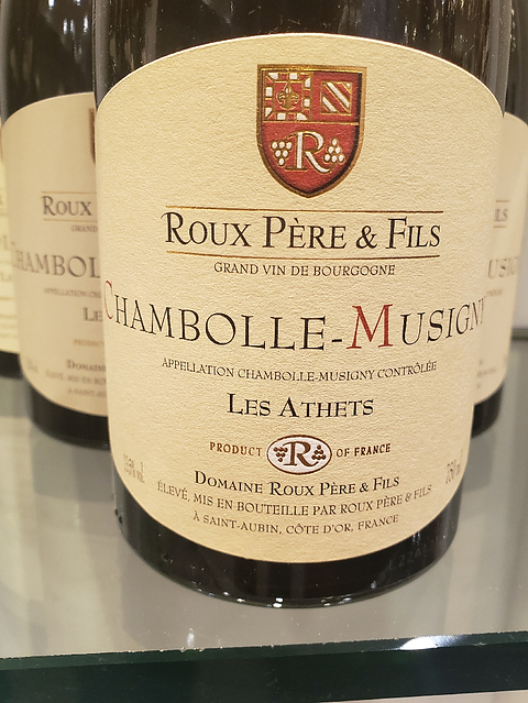 Roux Père & Fils Chambolle Musigny Les Athets