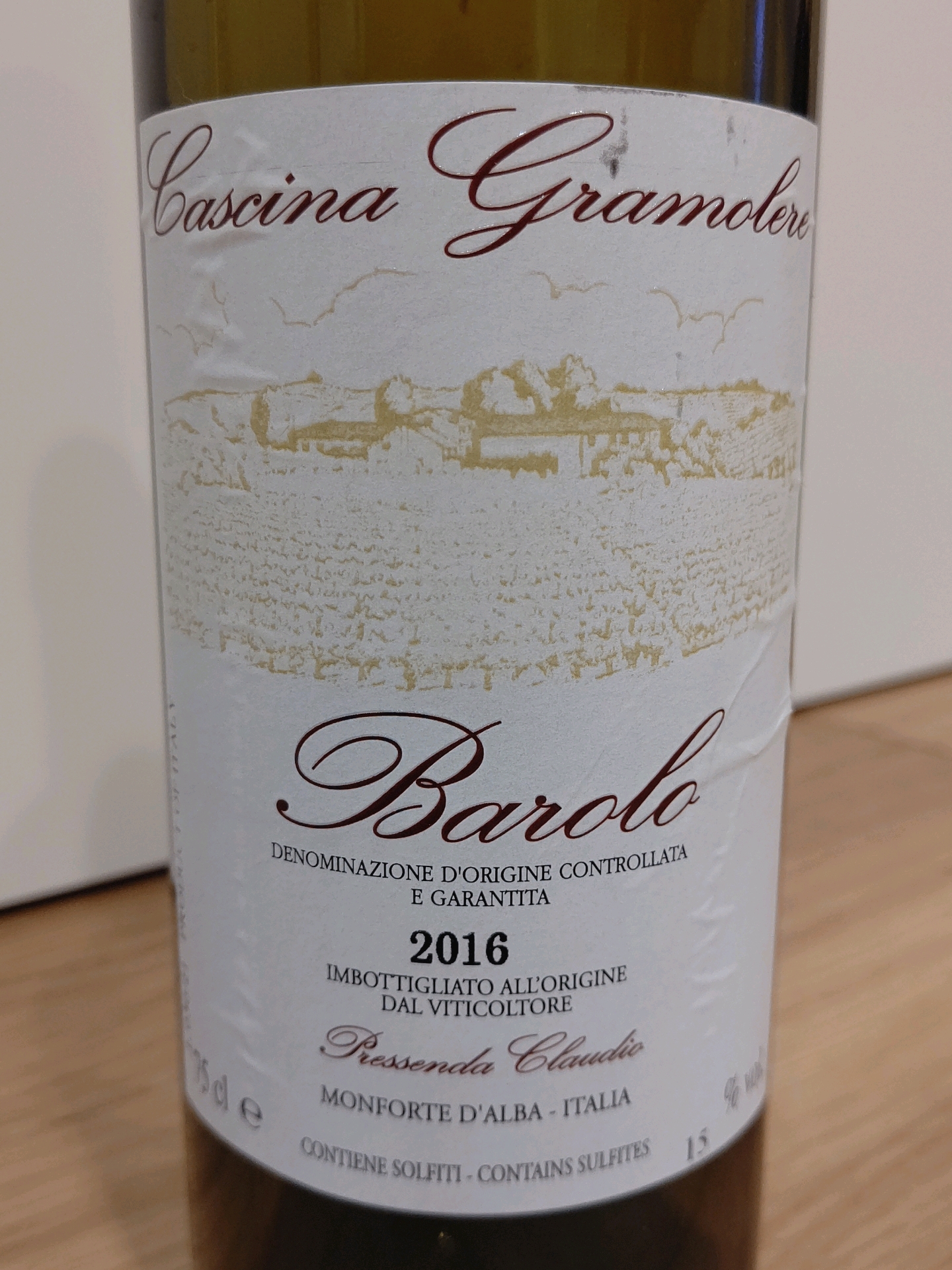 Cascina Gramolere Barolo(カッシーナ・グラモレーレ バローロ