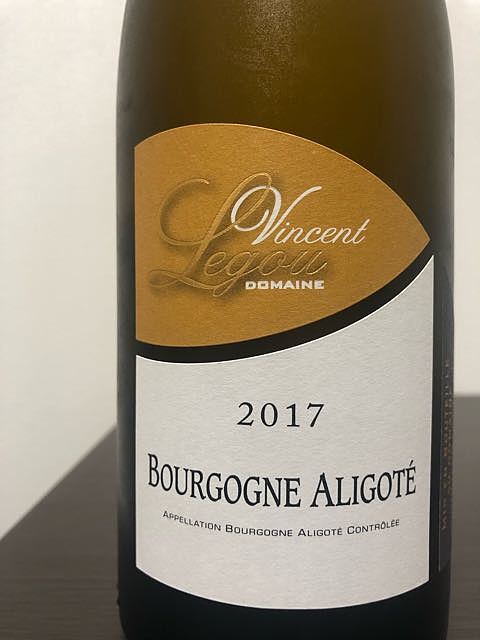 Vincent Legou Bourgogne Aligoté(ヴァンサン・ルグー ブルゴーニュ アリゴテ)