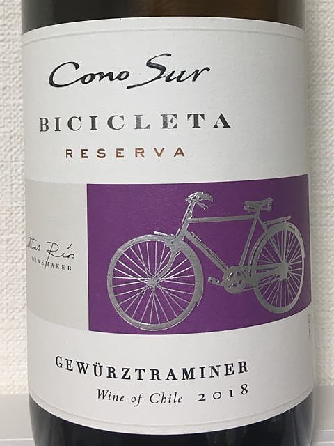 Cono Sur Bicicleta Gewürztraminer Reserva(コノ・スル ビシクレタ ゲヴュルツトラミネール レゼルヴァ)