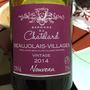 Baronne du Chatelard Beaujolais Villages Nouveau(2014)