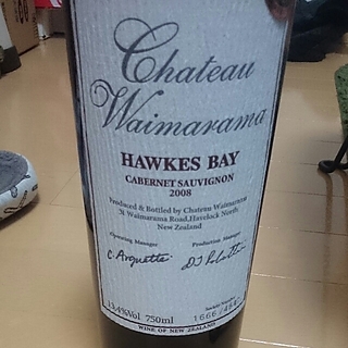 Ch. Waimarama Cabernet Sauvignon 2008