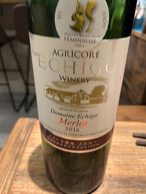 Agricore Echigo Winery Dom. Echigo Merlot