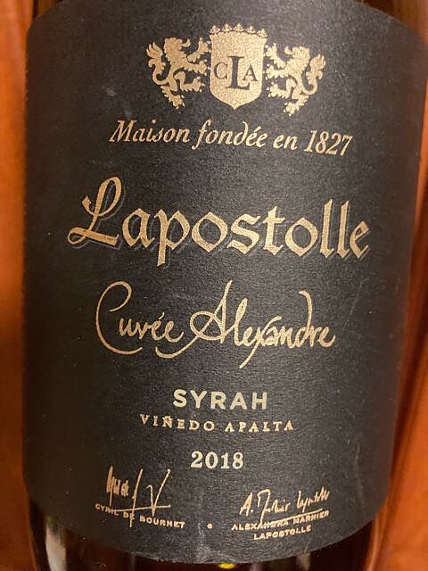 Lapostolle Cuvée Alexandre Syrah(ラポストール キュヴェ・アレクサンドル シラー)