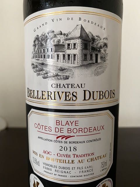 Ch. Bellerives Dubois Cuvée Tradition(シャトー・ベルリヴ・デュボワ キュヴェ・トラディション)