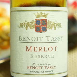 Benoit Tassy Merlot Reserve(ブノワ・タシィ メルロ レゼルヴ)