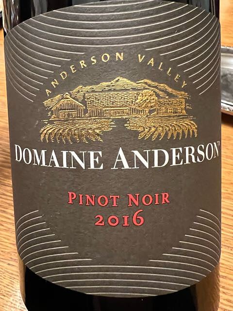 Dom. Anderson Pinot Noir(ドメーヌ・アンダーソン ピノ・ノワール)