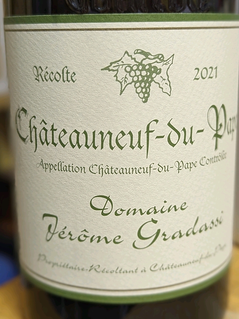 Dom. Jérôme Gradassi Châteauneuf du Pape Blanc