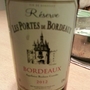 Les Portes de Bordeaux Reserve Rouge(2012)