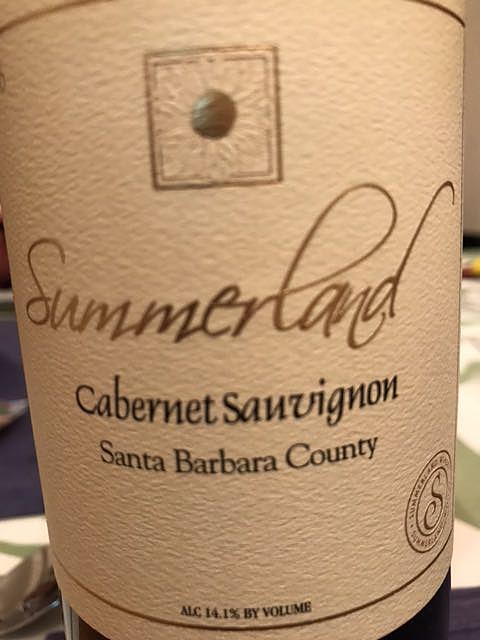 Summerland Cabernet Sauvignon Santa Barbara County(サマーランド カベルネ・ソーヴィニヨン サンタ・バーバラ・カウンティ)