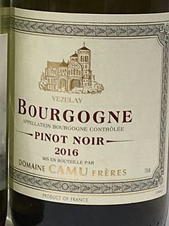 Dom. Camu Frères Bourgogne Pinot Noir