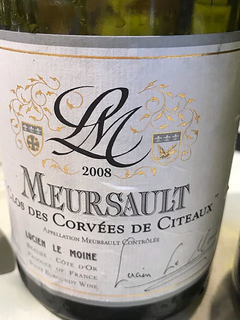 Lucien Le Moine Meursault Clos des Corvées de Citeau