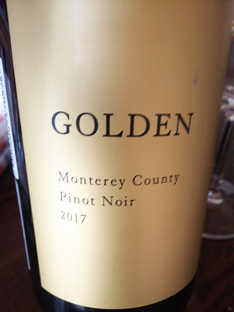 Golden Monterey County Pinot Noir