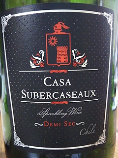 Casa Subercaseaux Sparkling Demi Sec(カーサ・スベルカソー スパークリング ドゥミ・セック)