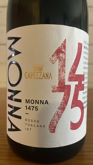 Capezzana Monna 1475 Rosso(カペッツァーナ モンナ 1475 ロッソ)