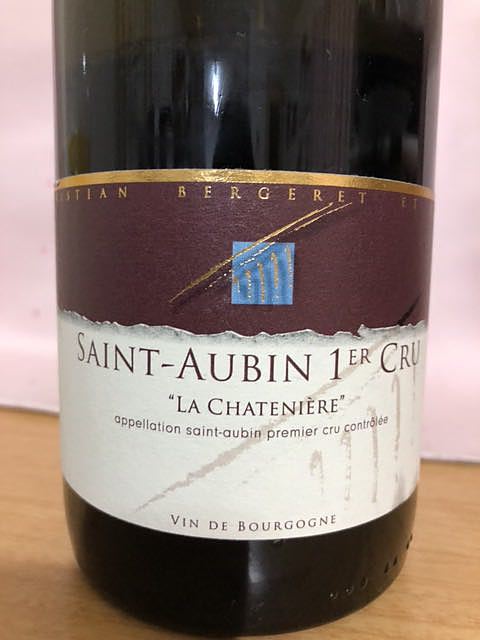 Christian Bergeret Saint Aubin 1er Cru La Chatenière