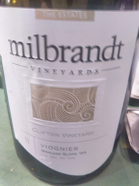 Milbrandt Vineyards The Estates Viognier
