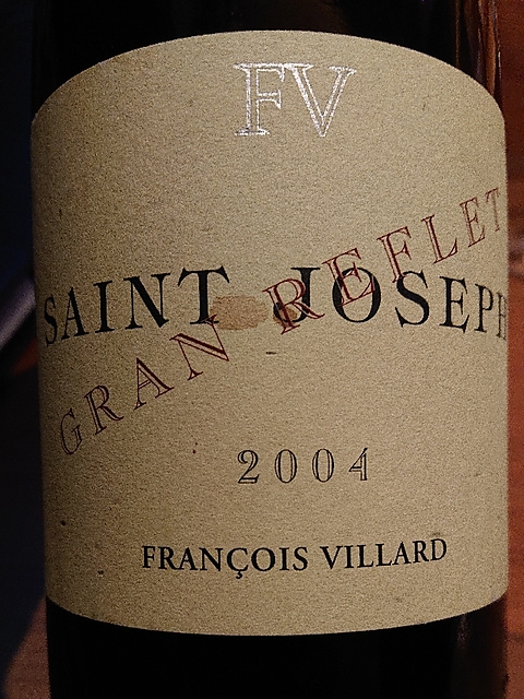 François Villard Saint Joseph Gran Reflet(フランソワ・ヴィラール サン・ジョセフ グラン・ルフレ)