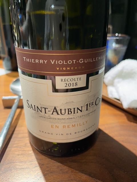 Thierry Violot Guillemard Saint Aubin 1er Cru En Remilly