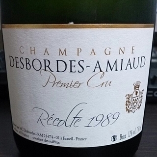 Desbordes Amiaud Brut Récolte 1989 1er Cru(デボルド・アミオー ブリュット レコルト)