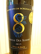 Ch. des Augiers Côtes de Bourg(2015)