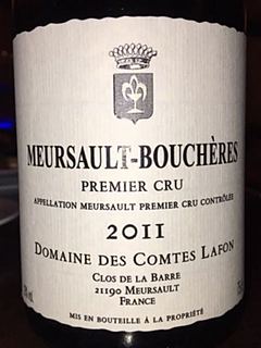 Dom. des Comtes Lafon Meursault Boucheres 1er Cru(ドメーヌ・デ・コント・ラフォン ムルソー ブシェール プルミエ・クリュ)