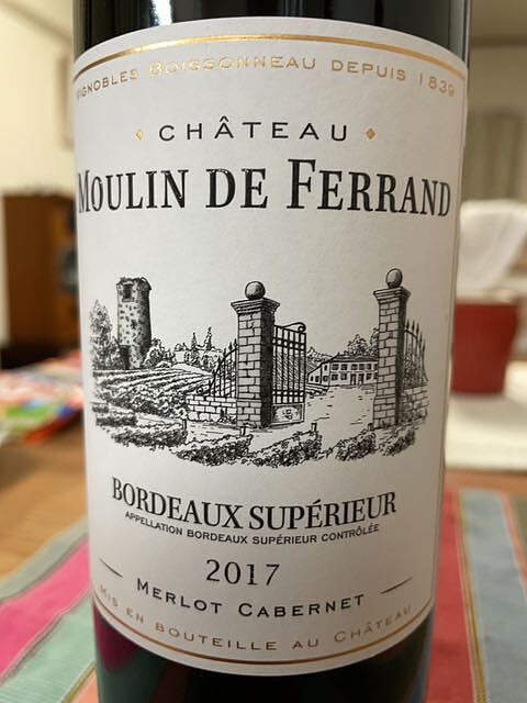 Ch. Moulin de Ferrand Bordeaux Supérieur