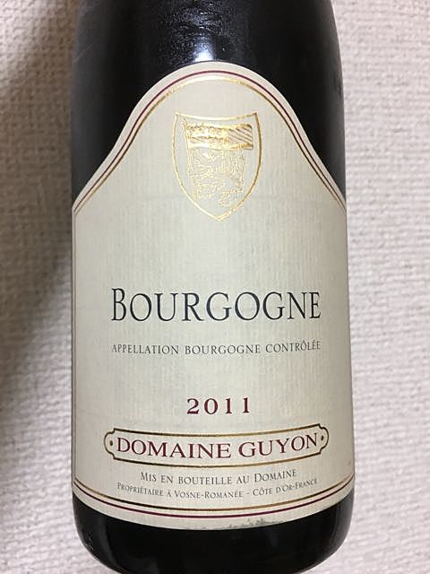 Dom. Guyon Bourgogne Rouge(ドメーヌ・ギヨン ブルゴーニュ ルージュ)