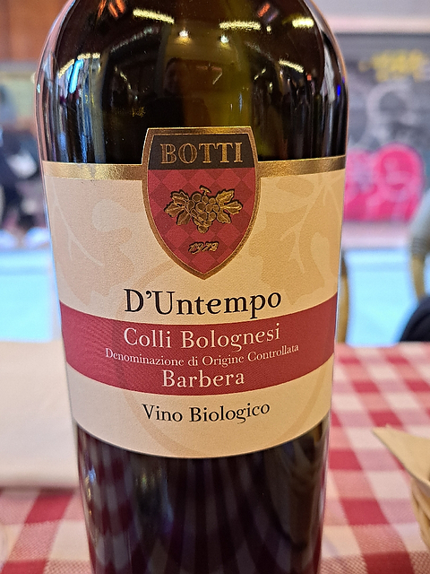 Botti D'Untempo Barbera Colli Bolognesi(ボッティ バルベーラ コッリ・ポローニェージ)