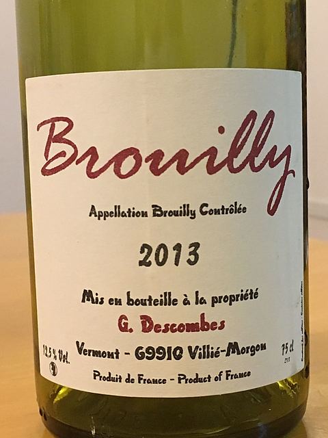 G. Descombes Brouilly(ジョルジュ・デコンブ ブルイィ)