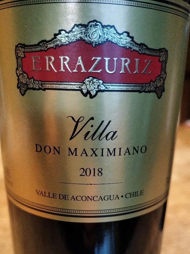 Errazuriz Villa Don Maximiano 2018(エラスリス ヴィラ
