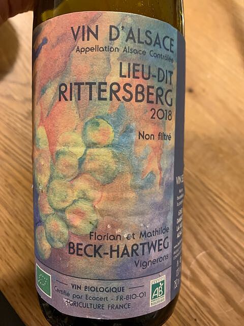 Beck Hartweg Lieu dit Rittersberg 2018