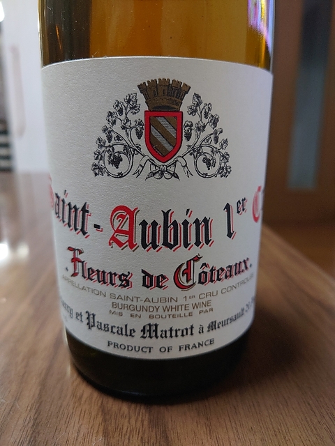 Thierry et Pascale Matrot Saint Aubin 1er Cru Fleurs de Coteaux