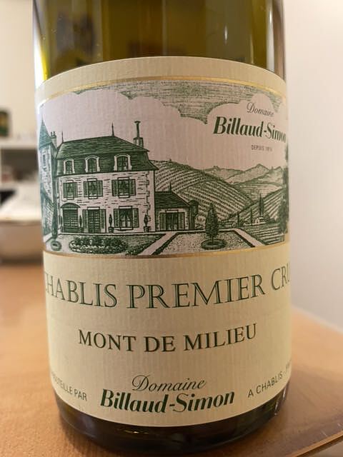 Dom. Billaud Simon Chablis 1er Cru Mont de Milieu